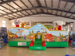Inflatable Fun City, Little Builder Educational Inflatable Jumper