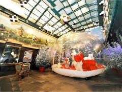 Hot Selling Party Inflatables Inflatable Snow Globe for Christmas Holiday Decoration in Factory Price