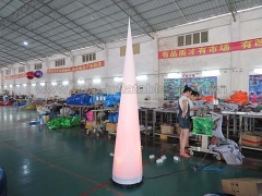 Perfect Design 2.5mH Inflatable Lighting Cone in Factory Price