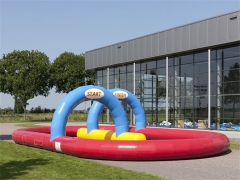 Perfect Design Inflatable Racing Track ,Go Karts Track,Inflatable Race Track Game in Factory Price