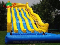 water park use Giant inflatable slide with pool