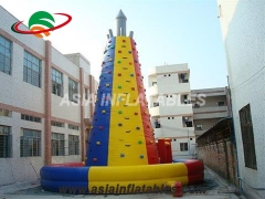 Dino Bouncer Large Inflatable Climbing Wall, Used Rock Climbing Wall For Outdoor Sports