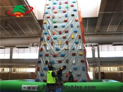 Strong Style Hot Sale Sport Games Climbing Wall Inflatable Rock Climbing Mountains in Factory Price