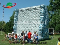 Hot Selling High Safety Rock Inflatable Mountain Climbing Wall Sports Games For Sale