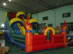 Dual Lane Inflatable Slide