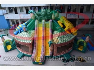 inflatable slide