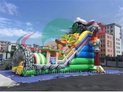 inflatable slide