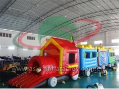 Custom Inflatable Inflatable Train Maze And Tunnel Games For Kids