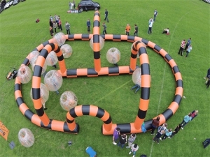 Painting Inflatable Race Track