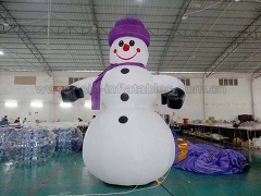 New Types 4mH Inflatable Snowman with wholesale price