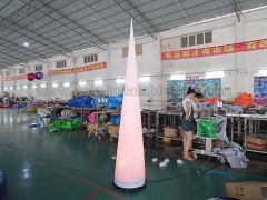 New Quality Bossaball Game 2.5mH Inflatable Lighting Cone