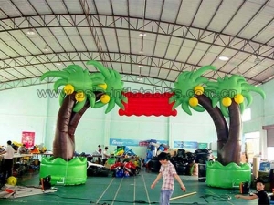 Hot Selling Party Inflatables New Design Custom Tree shape Inflatable Arch for advertising or opening in Factory Price