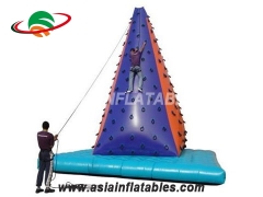 Superhero Large Inflatable Interactive Games Inflatable Rock Climbing Wall For Sale