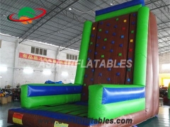 Party Bouncer Funny Sport Games Backyard Rock Climbing Wall Inflatable Climbing Wall For Sale