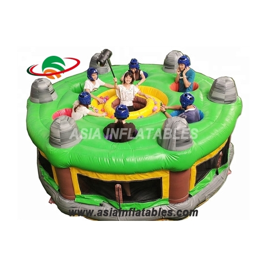 Costway Inflatable Whack-A-Mole Themed Castle for Kids Interactive