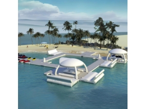 Luxury Floating Dock for Tropical Resorts